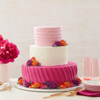 Cake Support Rods and Caps, Stacking Kit, 14-Piece in 12 inches in Purple, alternate view 6
