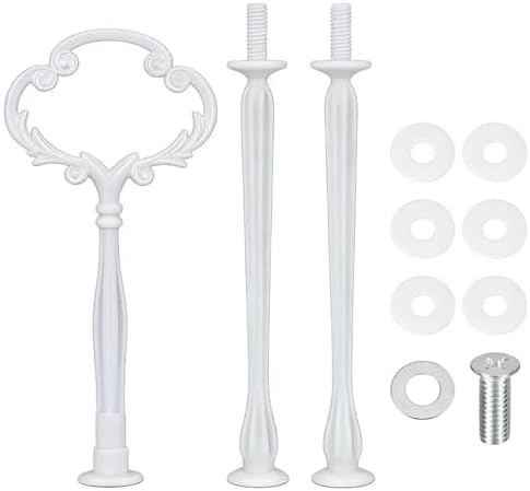 Cake Tray Stand Metal Fruit Plate Stand 3 Tier Heavy Metal Cupcake Dessert Plate Stand Hardware Fitting Rod
