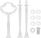 Cake Tray Stand Metal Fruit Plate Stand 3 Tier Heavy Metal Cupcake Dessert Plate Stand Hardware Fitting Rod