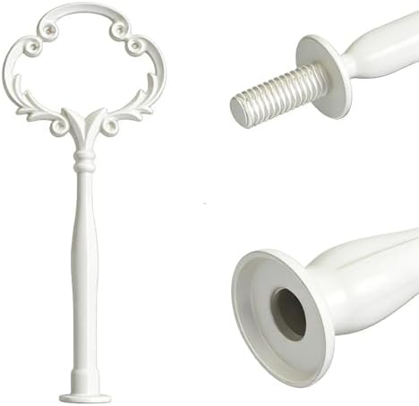 Cake Tray Stand Metal Fruit Plate Stand 3 Tier Heavy Metal Cupcake Dessert Plate Stand Hardware Fitting Rod, alternate view 3