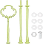Cake Tray Stand Metal Fruit Plate Stand 3 Tier Heavy Metal Cupcake Dessert Plate Stand Hardware Fitting Rod