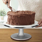 Cake Turntable Aluminum Alloy & Piping Bags and Tips Set, Rotating Cake Stand Decorating Kits with Stainless, alternate view