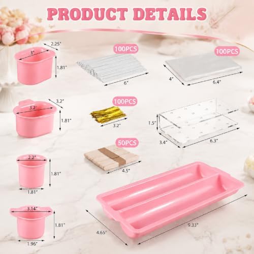 Cakesicle Cutter and Cake Pop Mold Set, DIY Baking Kit for Making Cake Pops, alternate view 3