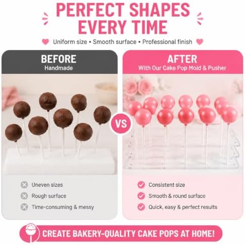 Cakesicle Cutter and Cake Pop Mold Set, DIY Baking Kit for Making Cake Pops, alternate view 6