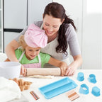 Cakesicle Cutter and Cake Pop Mold Set with Acrylic Stands, Tray, Sticks, Cellophane Bags & Ties - Complete, alternate view 2