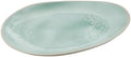 Cala 85472 Plate, Melamine, Green/Grey, 33.5 x 26 cm, Stackable in 33.5 x 26 cm in Green / Grey