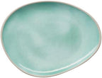 Cala 85472 Plate, Melamine, Green/Grey, 33.5 x 26 cm, Stackable in 33.5 x 26 cm in Green / Grey, alternate view 3