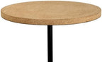 Calix 23.5" Round Cork Pedestal Drink Table, Brown in Brown, alternate view 6