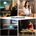Camera Desk Mount with Holder & 360° Ball Head, 17"-40"/43-102cm Telescopic C Clamp Table Light Stand 1/4", alternate view 7