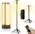 Camping Lights with Remote & Stand 6 Ft, 14000 mAh Rechargeable Camping Lantern Tent Light, 6000 Lumen Work