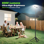 Camping Lights with Remote & Stand 6 Ft, 14000 mAh Rechargeable Camping Lantern Tent Light, 6000 Lumen Work, alternate view 2