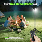 Camping Lights with Remote & Stand 6 Ft, 14000 mAh Rechargeable Camping Lantern Tent Light, 6000 Lumen Work, alternate view 4