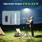 Camping Lights with Remote & Stand 8.2 Ft,14000 mAh Rechargeable Camping Lantern Tent Light, 6000 Lumen Magnetic, alternate