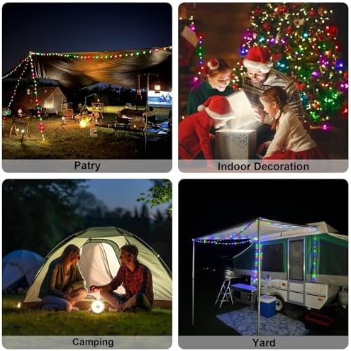 Camping String Lights, 16.4FT Rechargeable Hanging LED Light, alternate view 5