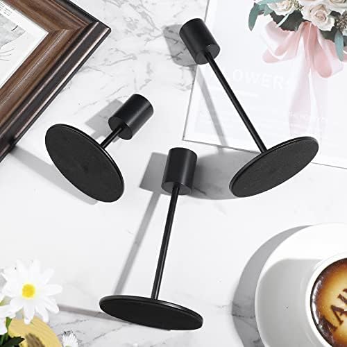 Candle Holders Bulk Taper Candlesticks Holders Set Modern Decorative Metal Candelabras for Wedding Anniversary, alternate