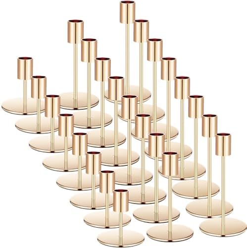 Candle Holders Bulk Taper Candlesticks Holders Set Modern Decorative Metal Candelabras for Wedding Anniversary