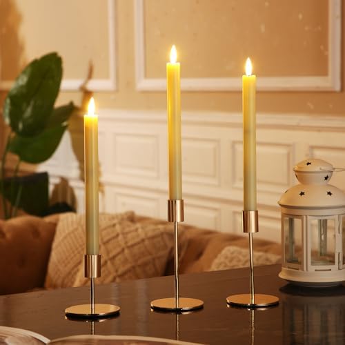 Candle Holders Bulk Taper Candlesticks Holders Set Modern Decorative Metal Candelabras for Wedding Anniversary, alternate