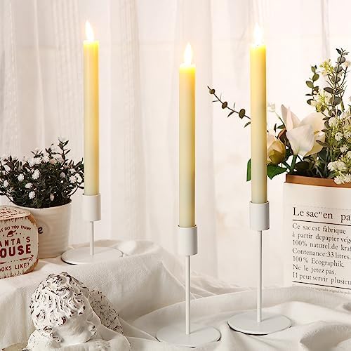 Candle Holders Bulk Taper Candlesticks Holders Set Modern Decorative Metal Candelabras for Wedding Anniversary, alternate