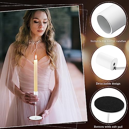 Candle Holders Bulk Taper Candlesticks Holders Set Modern Decorative Metal Candelabras for Wedding Anniversary, alternate