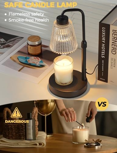 Candle Warmer Lamp with Timer, Birthday Gifts for Women Home Decor, alternate view 3