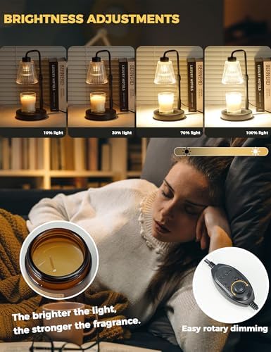 Candle Warmer Lamp with Timer, Birthday Gifts for Women Home Decor, alternate view 5