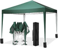 Canopy 10x10 Pop Up Canopy Tent Party Tents for Parties Weddings Backyard Waterproof Canopy Outdoor Commercial