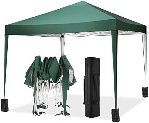 Canopy 10x10 Pop Up Canopy Tent Party Tents for Parties Weddings Backyard Waterproof Canopy Outdoor Commercial