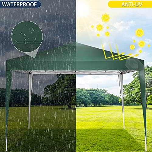 Canopy 10x10 Pop Up Canopy Tent Party Tents for Parties Weddings Backyard Waterproof Canopy Outdoor Commercial, alternate