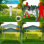 Canopy 10x10 Pop Up Canopy Tent Party Tents for Parties Weddings Backyard Waterproof Canopy Outdoor Commercial, alternate