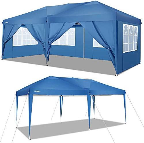 Canopy 10x20 Pop Up Canopy Tent Dark Red