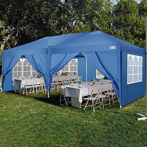 Canopy 10x20 Pop Up Canopy Tent Dark Red, alternate view 2