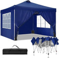 Canopy 10x20 Pop Up Canopy Tent with 6 Sidewalls, One Push Party Tents for Parties Outdoor Wedding Waterproof