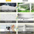 Canopy 10x30 FT Party Tents for Parties with 8 Sidewalls, carpas para Fiestas, Pop Up Canopy Tent, Wedding, alternate view 6
