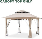 Canopy Cover Compatible with ABC 13x13 Pop Up Gazebo Frame, alternate view 4