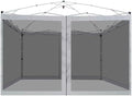 Canopy Mosquito Net for 10x10 Pop up Canopy Tent, Frame Not Included, Grey in Grey