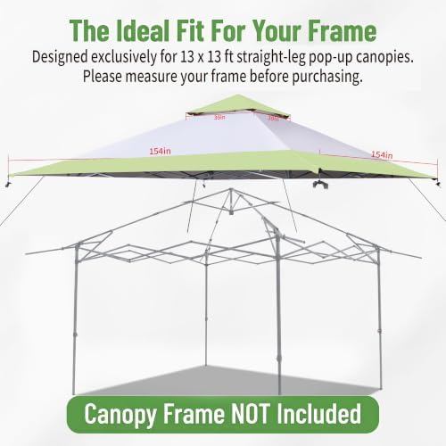 Canopy Replacement Top Cover, Canopy Cover ONLY, Green in Green, alternate view 2