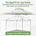 Canopy Replacement Top Cover, Canopy Cover ONLY, Green in Green, alternate view 2