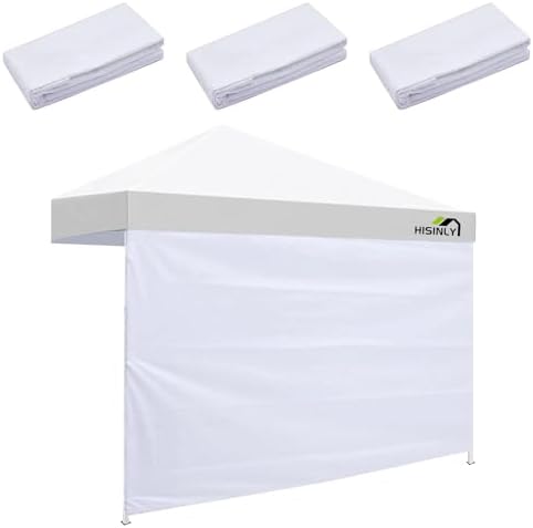 Canopy Sidewalls 10x10 ft, 3 Pack Pop Up Tent Walls, Waterproof & UV Protection 210D Oxford, Velcro Easy Install