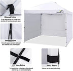 Canopy Sidewalls 10x10 ft, 3 Pack Pop Up Tent Walls, Waterproof & UV Protection 210D Oxford, Velcro Easy Install, alternate