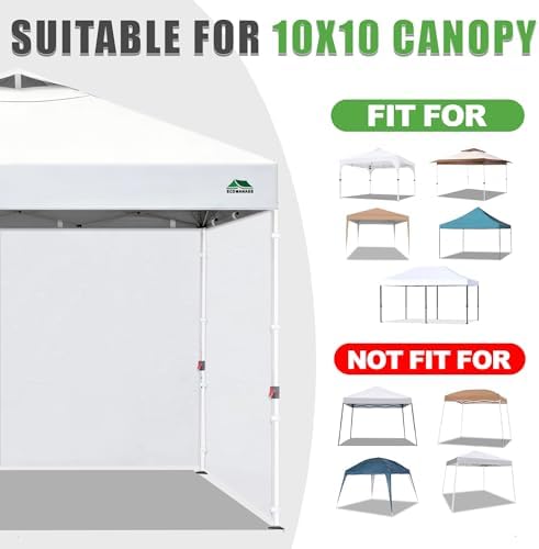 Canopy Sidewalls for 10x10 Pop Up Canopy, alternate view 5