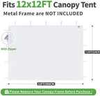 Canopy Sidewalls for 12x12 Pop Up Canopy, alternate view 3