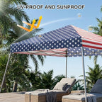 Canopy Tent, 10X10 FT Pop Up Canopy Outdoor Instant Tent Slant Legs with Carrying Bag, Portable Gazebo Shelter, alternate