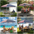 Canopy Tent, 10X10 FT Pop Up Canopy Outdoor Instant Tent Slant Legs with Carrying Bag, Portable Gazebo Shelter, alternate
