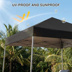 Canopy Tent, 10X10 FT Pop Up Canopy Outdoor Instant Tent Slant Legs with Carrying Bag, Portable Gazebo Shelter, alternate