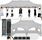 Canopy Tent 10x15 Heavy Duty, Pop Up Canopy Gazebo with Netting Screened, Waterproof Ez up Canopy with