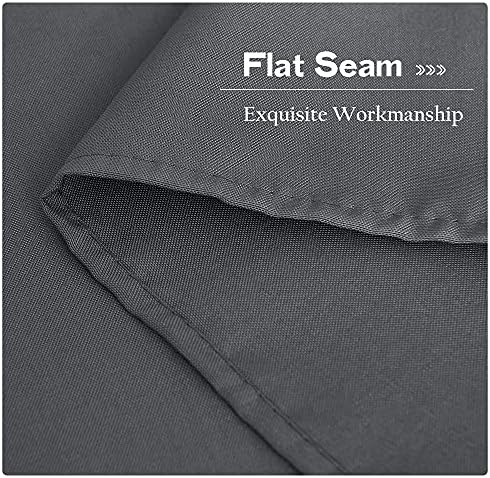 Canvas Outdoor Curtains Extra Wide for Patio Waterproof, Rustproof Grommet Outside Vertical Drapes for Gazebo &, alternate