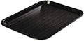 Carlisle Cafe Tray, Fast Food Restaurant Tray, 12 x 16, 1 Ct, Black (Pack of 12) in Negro