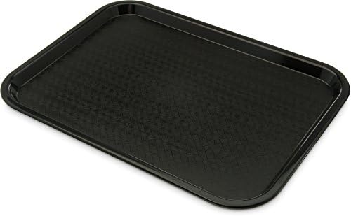 Carlisle Cafe Tray, Fast Food Restaurant Tray, 12 x 16, 1 Ct, Black (Pack of 12) in Negro, alternate view 5