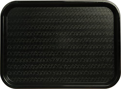 Carlisle Cafe Tray, Fast Food Restaurant Tray, 12 x 16, 1 Ct, Black (Pack of 12) in Negro, alternate view 6