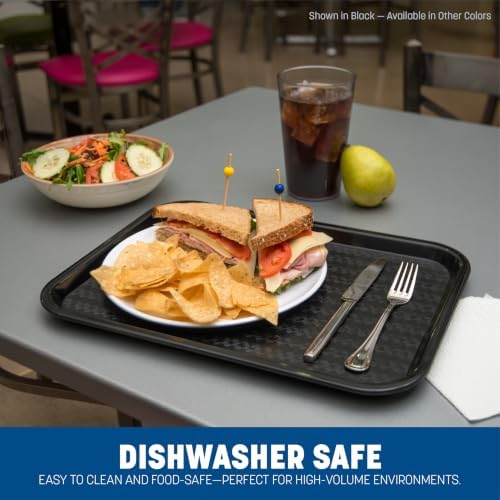 Carlisle Cafe Tray, Fast Food Restaurant Tray, 12 x 16, 1 Ct, Gray (Pack of 12) in Gris, alternate view 6